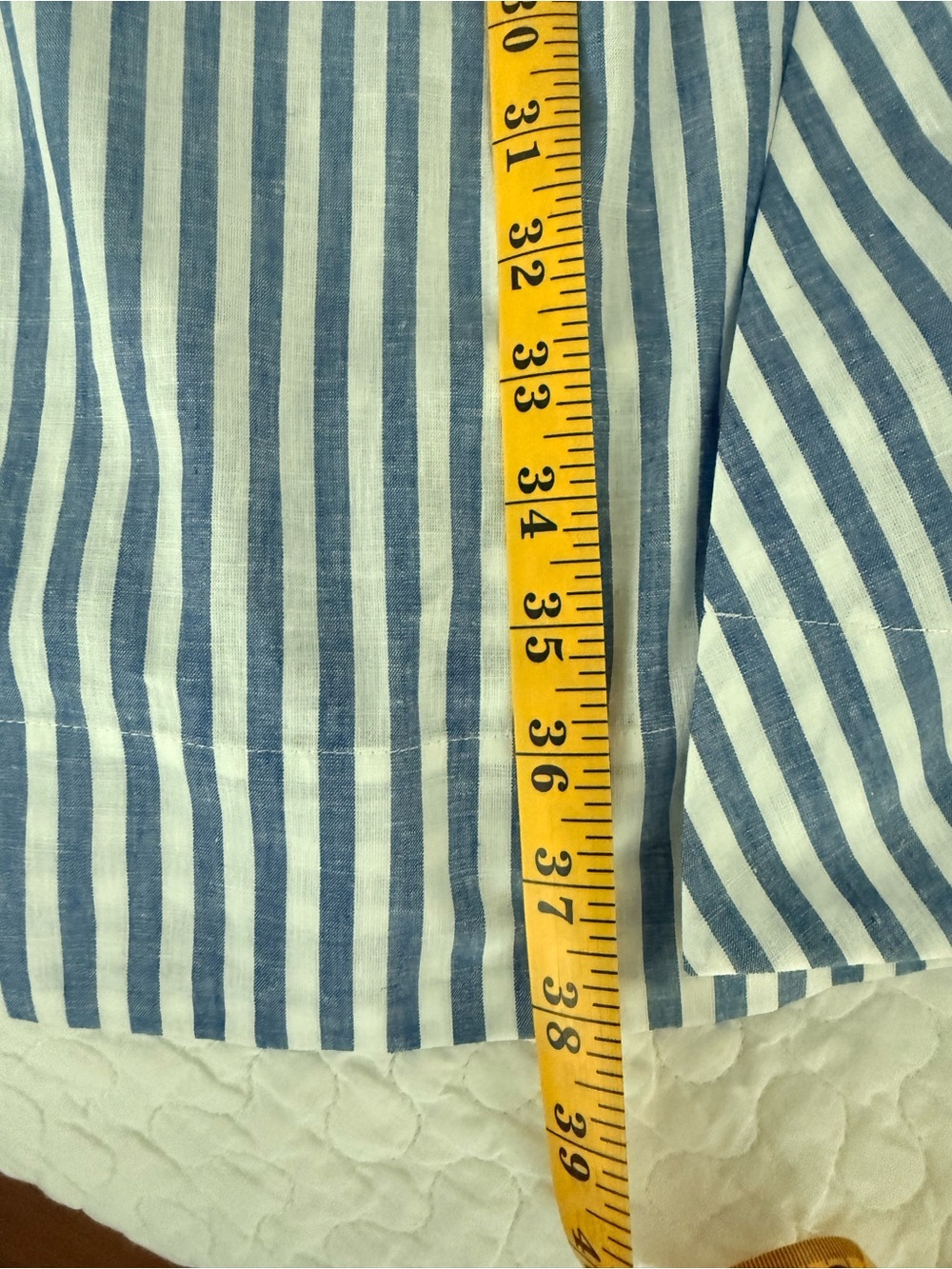 Sezane Arianne Maxi Skirt - Blue and White Striped - size US 8 - Picture 13 of 13